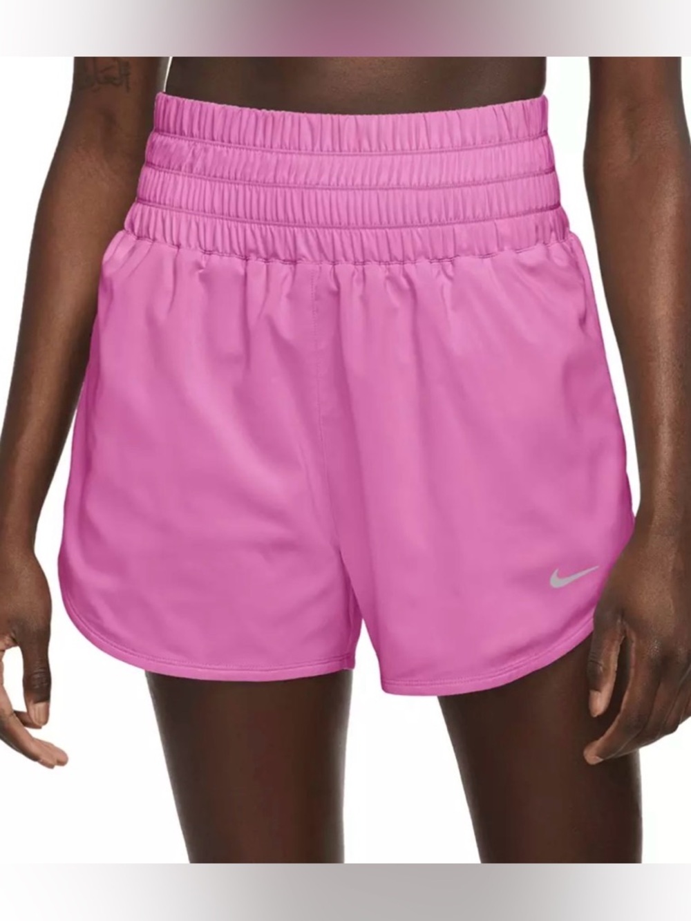 Nike One Dri Fit Ultra High Waist Women’s XS New Pink With Liner